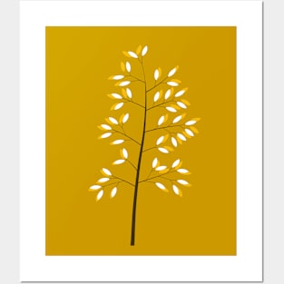 Little tree yellow Posters and Art